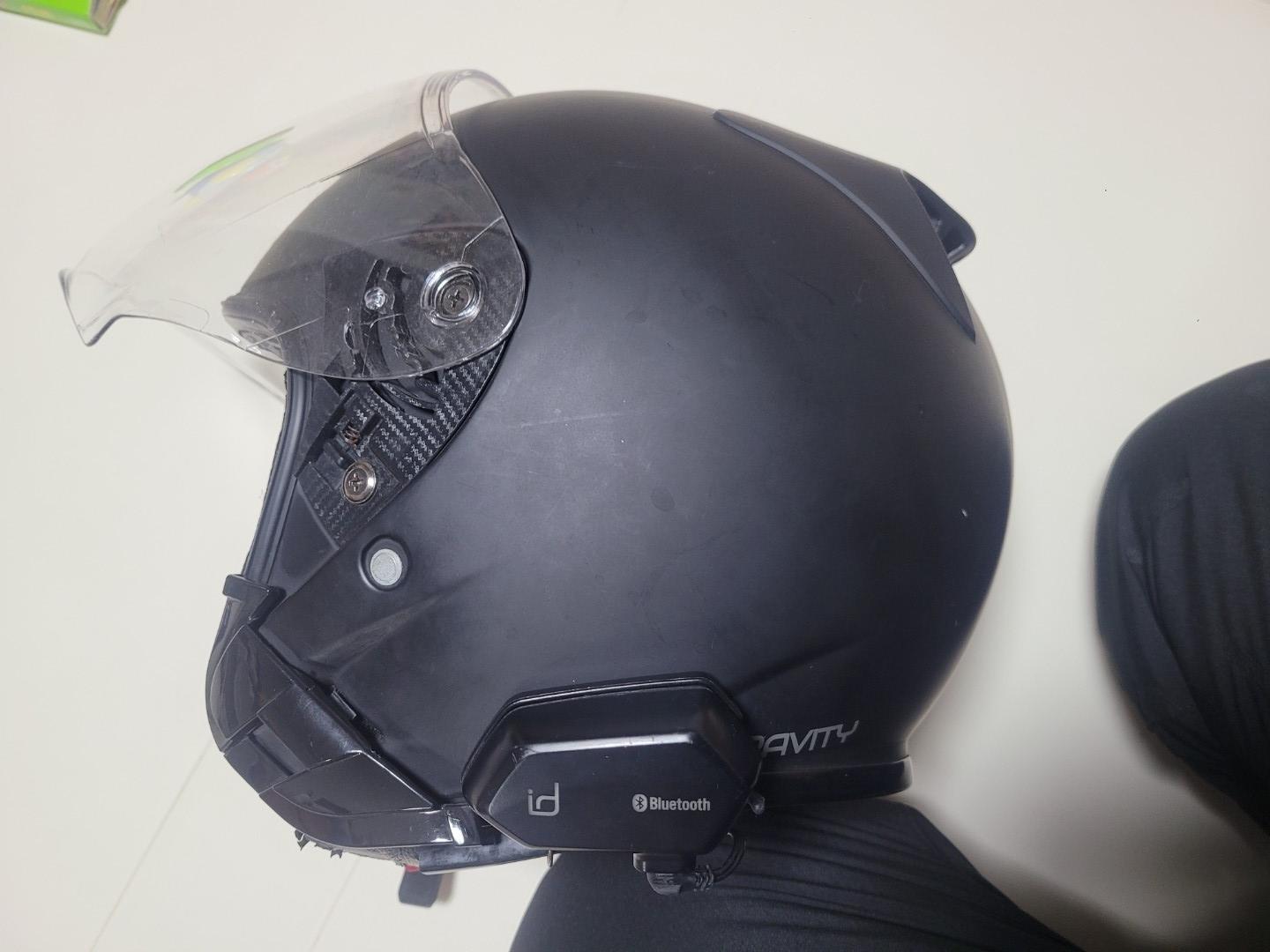 그라비티 G7 헬멧 moto id221 블루투스