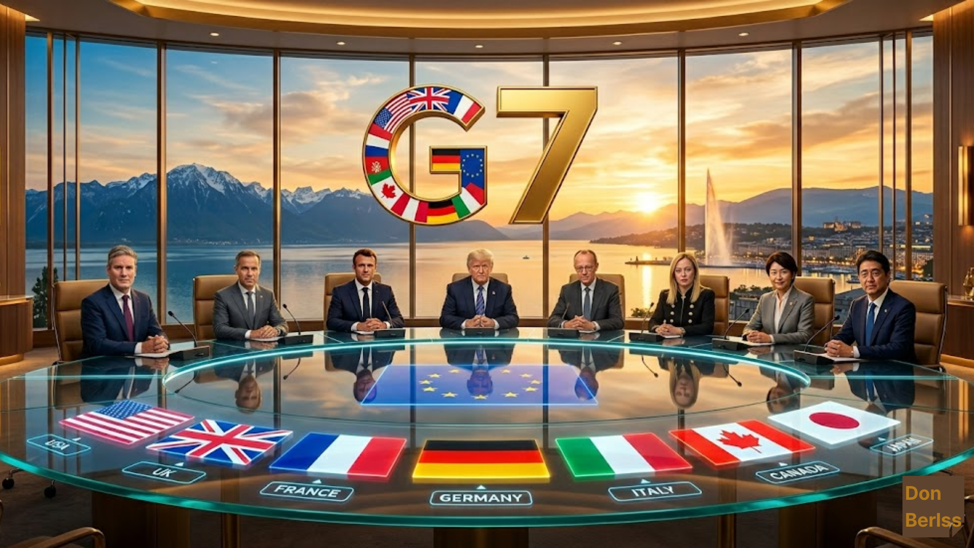 G7 정상 회의와 스위스의 007 작전: 4,000명의 군대가 레만호를 봉쇄한 진짜 경제적 이유