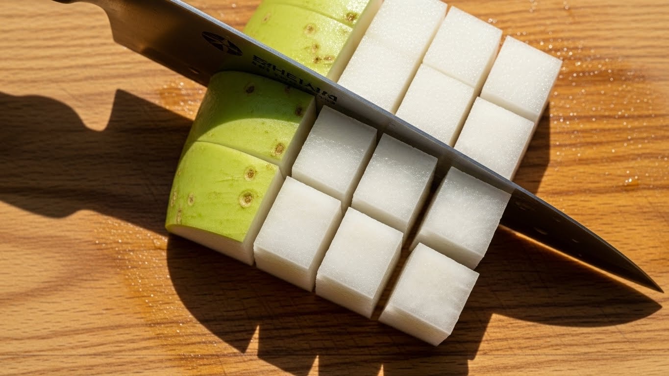 석박지 깍두기 담그는법