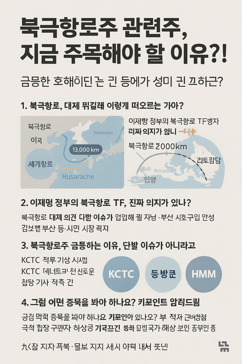 북극항로주 관련주, 지금 주목해야 할 이유?!