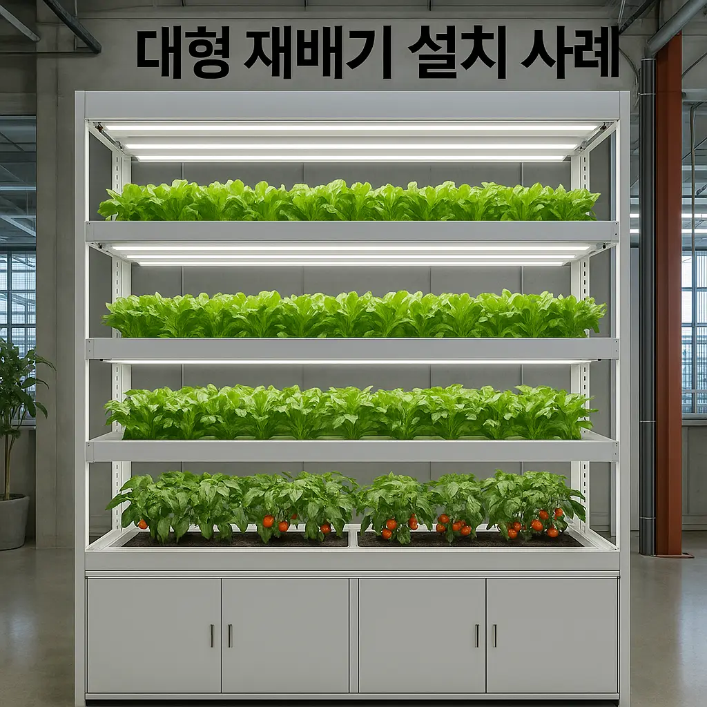   스마트팜 대형 식물재배기 설치사례
  
