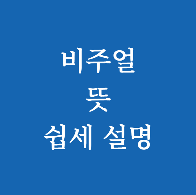 비주얼 뜻