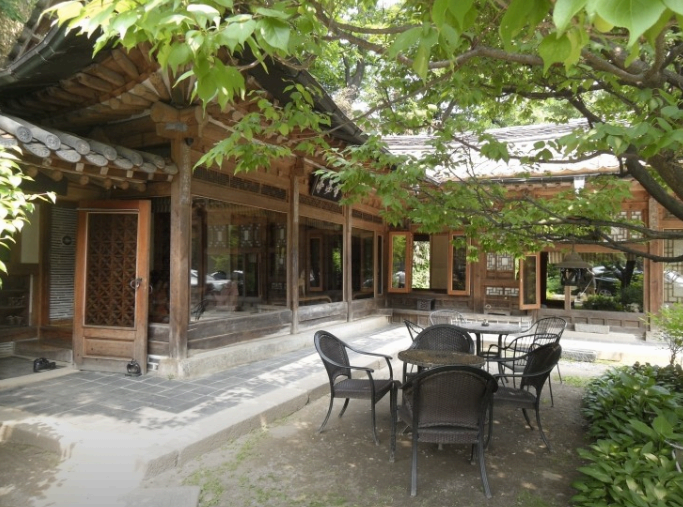 한옥 찻집 : 새소리물소리