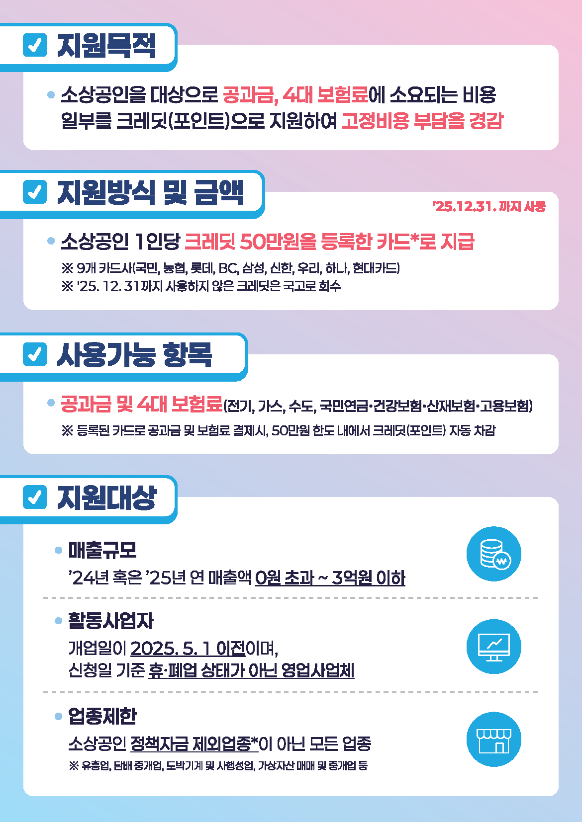 소상공인 부담경감크레딧 신청방법