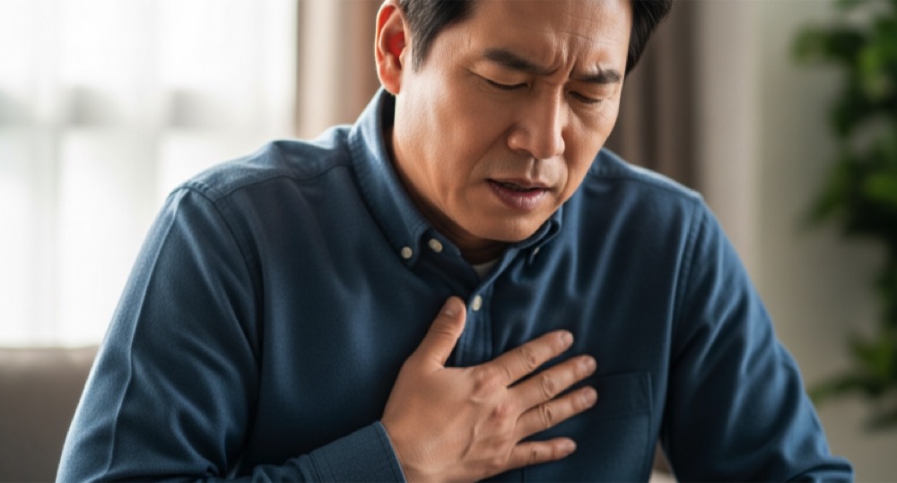 가슴 압박 시작