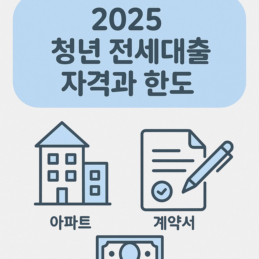 2025 청년 전세대출 자격과 한도｜보증금 부족할 때 대처법까지