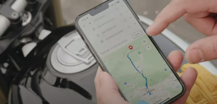 블루캡모토 휴대폰 연동