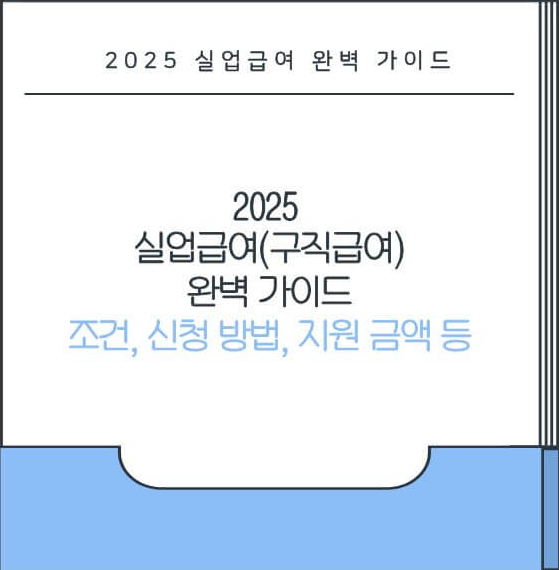 2025 실업급여(구직급여) 완벽 가이드