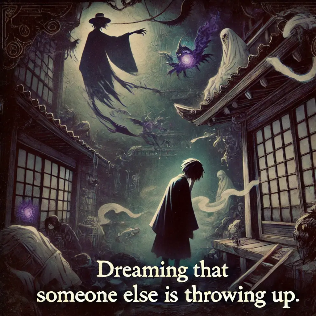 남이 토하는 꿈 해몽