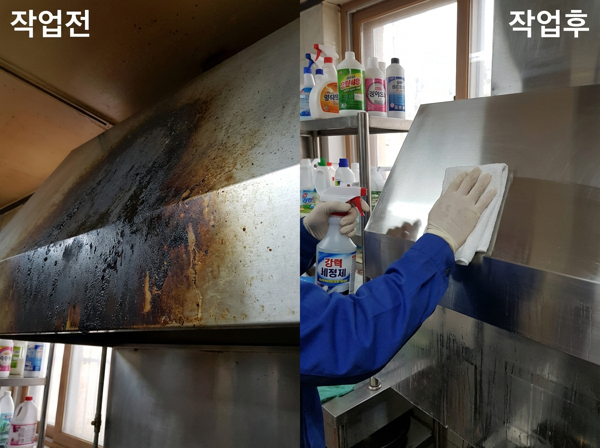 나주시 화재청소 후 복구중