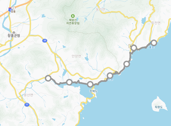 전남 고흥 장흥 명소 가볼만한곳 걷기 둘레길 남파랑길 76, 78코스