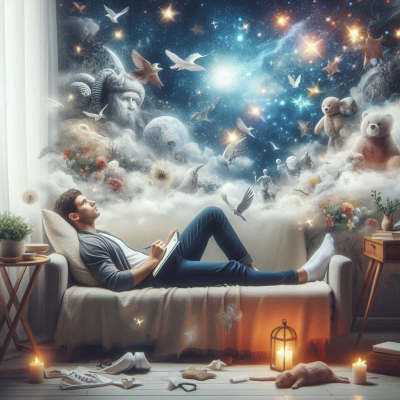 편안한 공간에서 책을 읽고, 꿈에 대해 이야기하는 사람들.