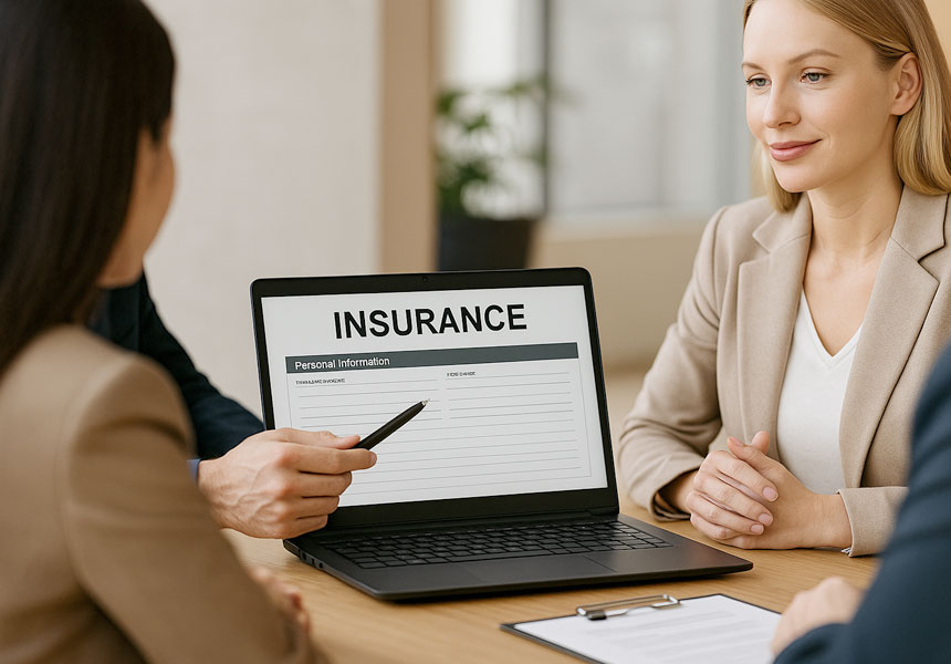 보험료와 보장 범위를 비교하는 표