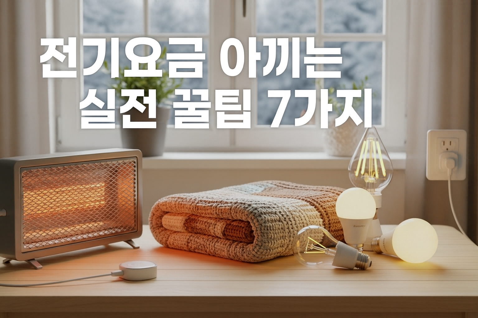 전기요금 아끼는 실전 꿀팁 7가지