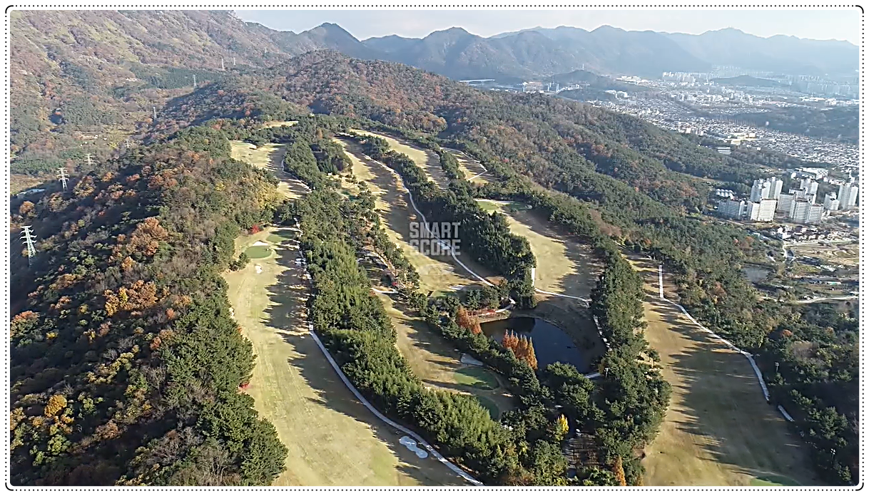 창원CC 골프 코스 전경