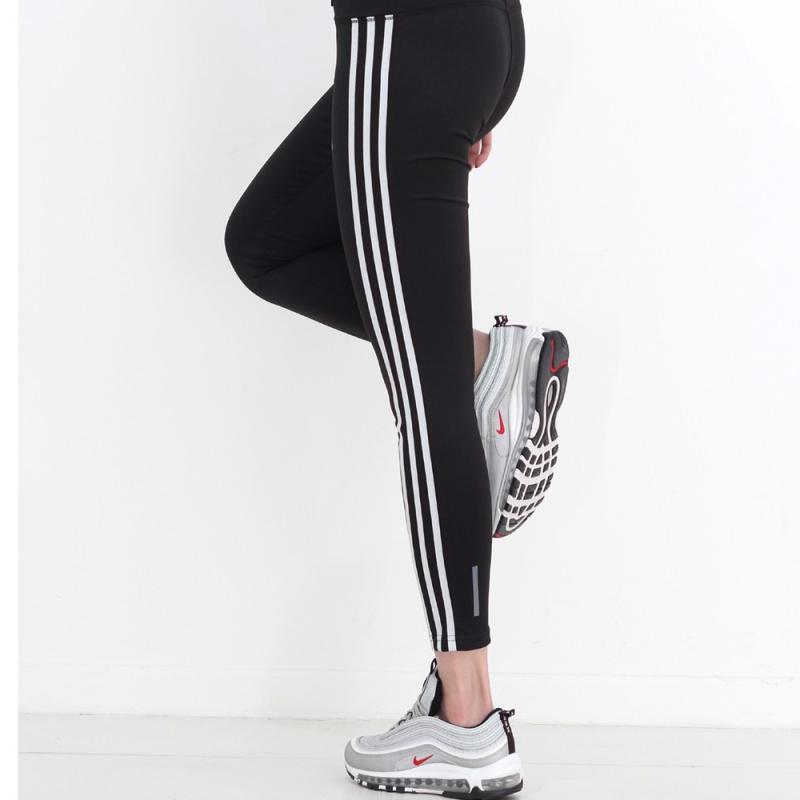 아디다스 손나은 레깅스 D2M RR 3SL 트레이닝복 블랙 XS