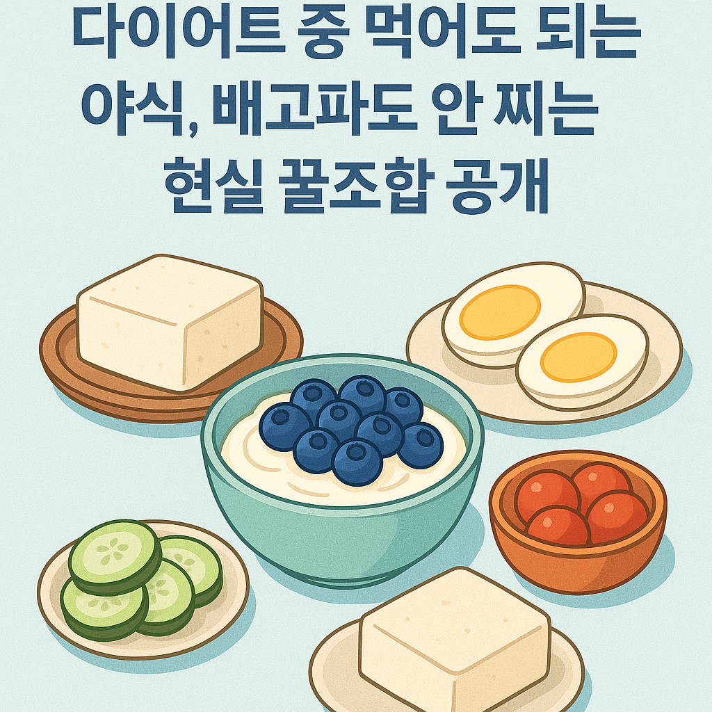 다이어트 중 먹어도 되는 야식