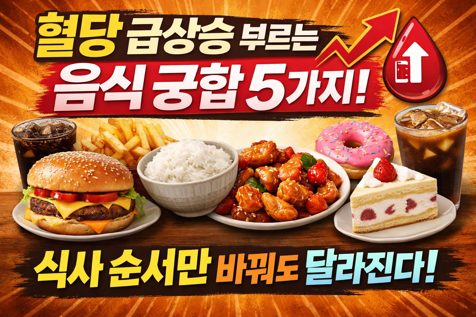 혈당 급상승 부르는 음식 궁합