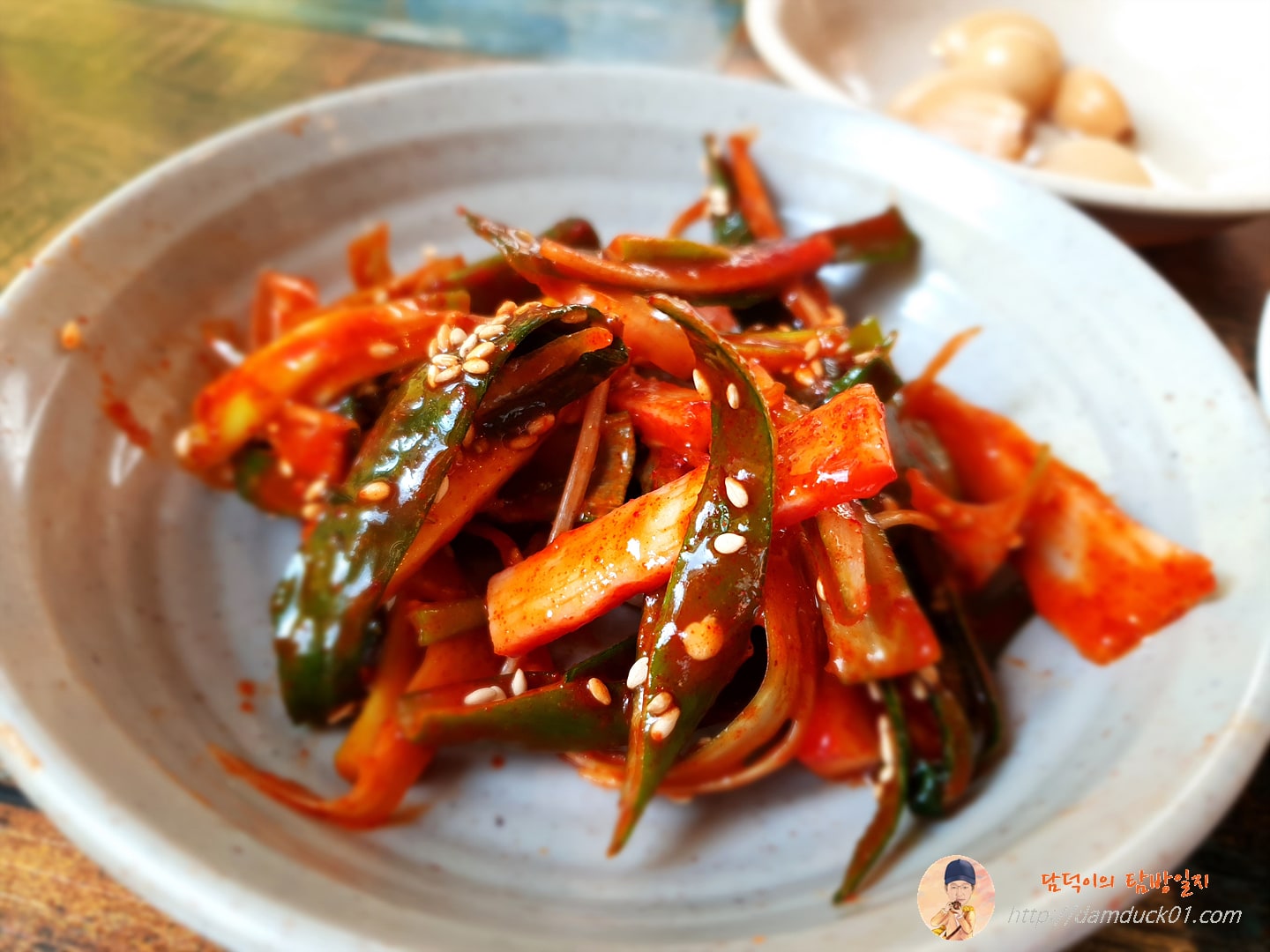 안로네-반찬-채소무침-담덕이의탐방일지