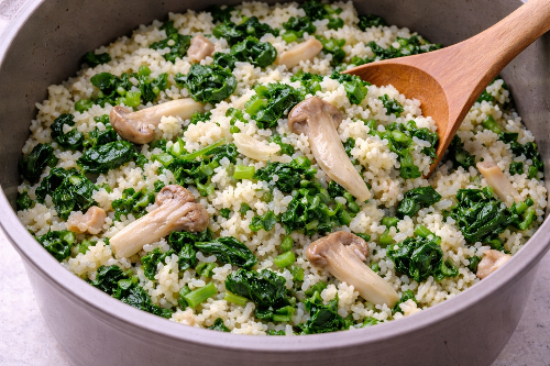 영양 가득한 아기 아욱 진밥 완성