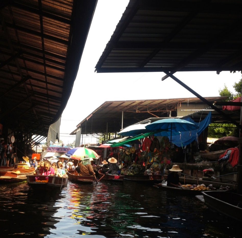 담넌사두억 수상시장 (Damnoen Saduak Floating Market)