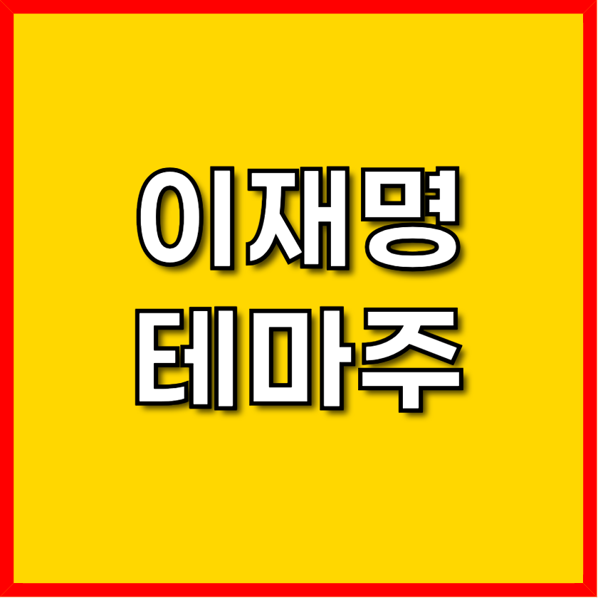 이재명 테마주