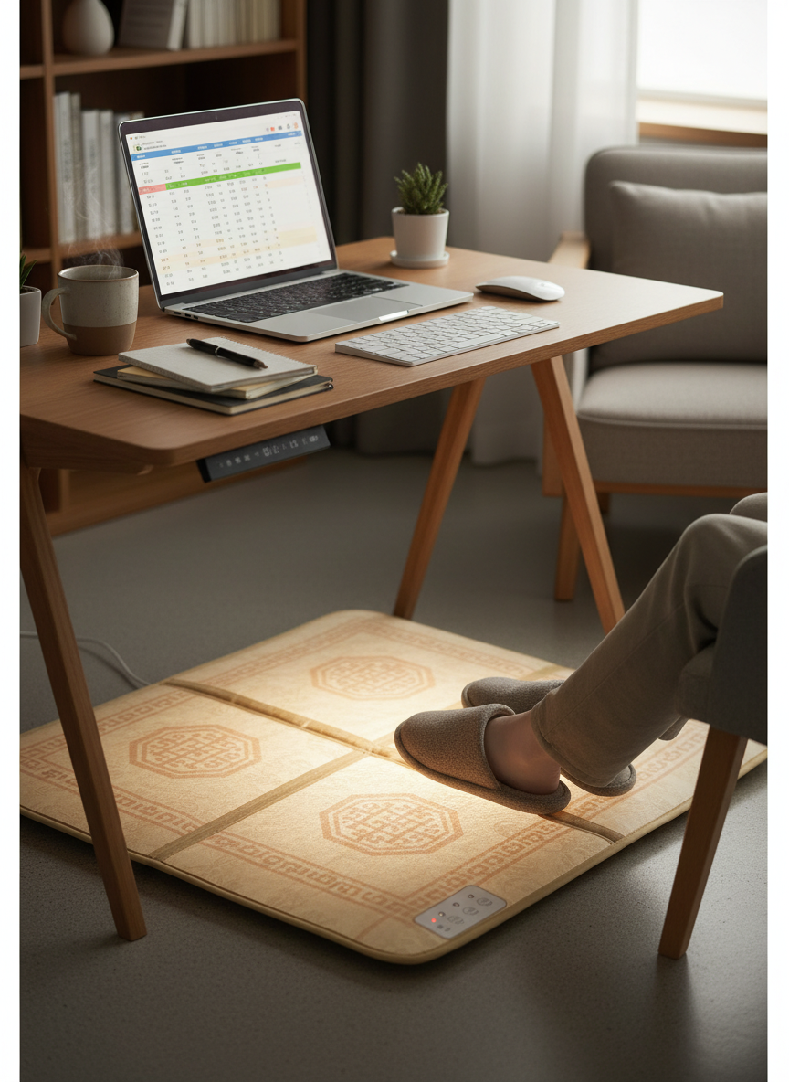 보일러 명가 귀뚜라미 온돌 미니 방석매트 휴대 난방템