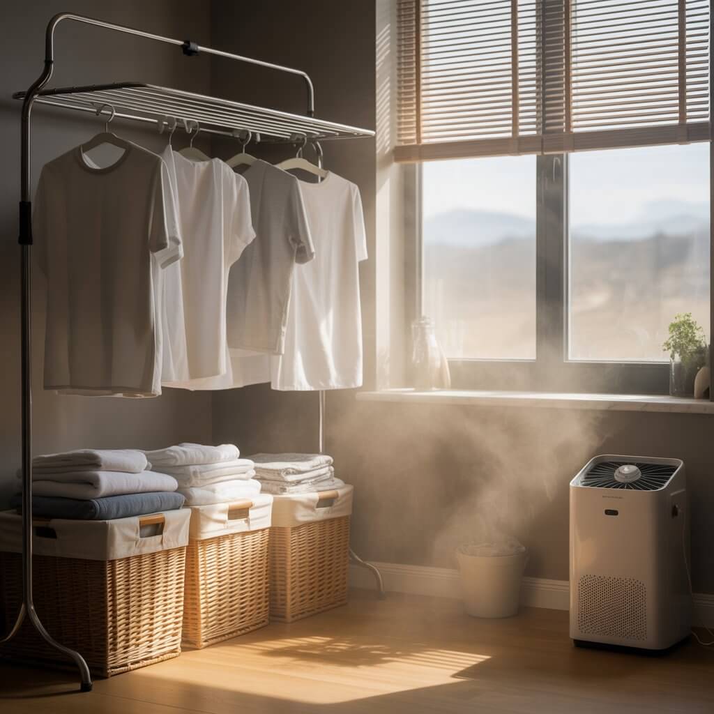 미세먼지 많은 날 빨래 말려도 될까? 실내·야외 건조 방법 정리