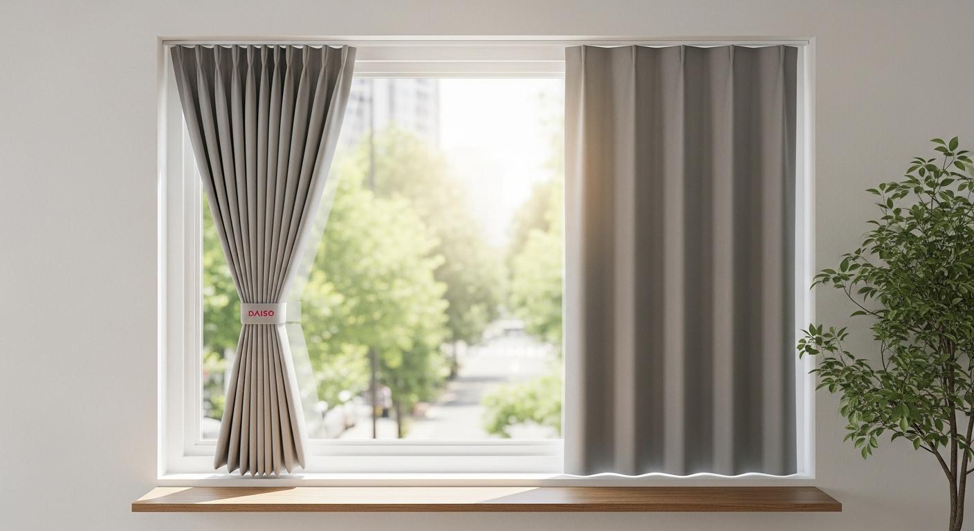 다이소압축봉커텐