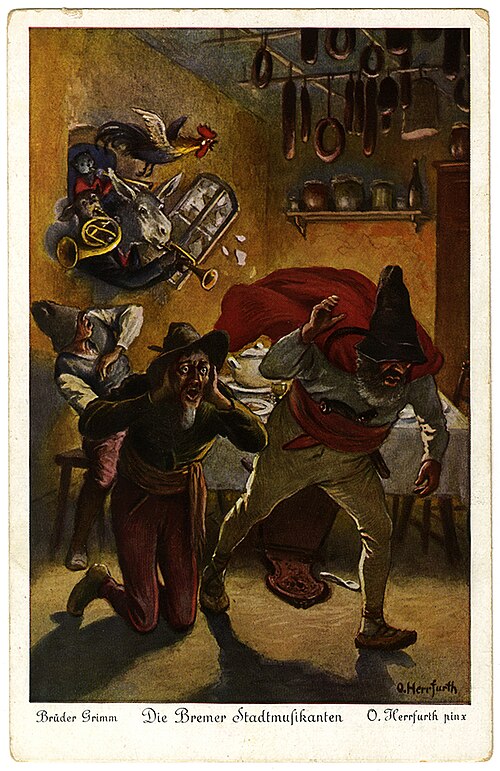 Jack Zipes Historic Fairy Tale Postcard Collection - Herrfurth&amp;#44; Oskar (German&amp;#44; 1862-1934)-2 {출처: wikimedia]