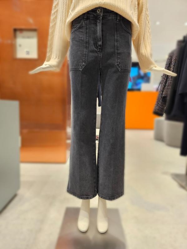 씨씨콜렉트 세미부츠컷 데님팬츠 다크그레이 C224PSA432