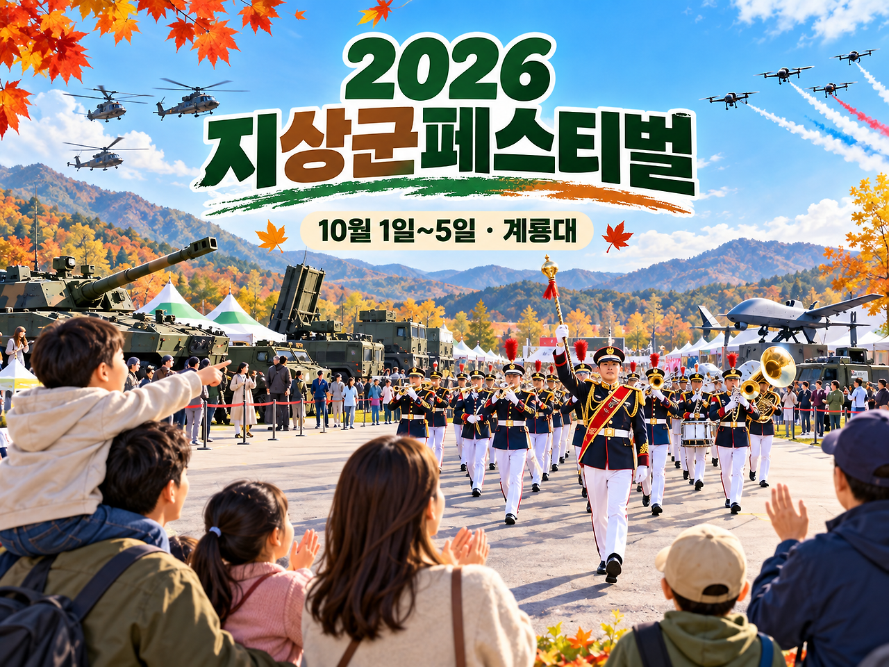 지상군페스티벌 일정&middot;체험&middot;방문 준비