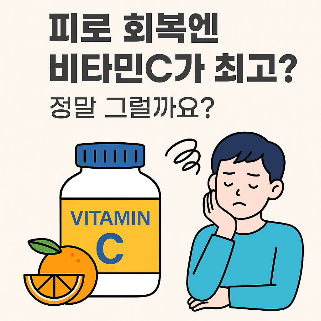 피로회복엔 비타민C가 최고? 정말 그럴까요? 썸네일