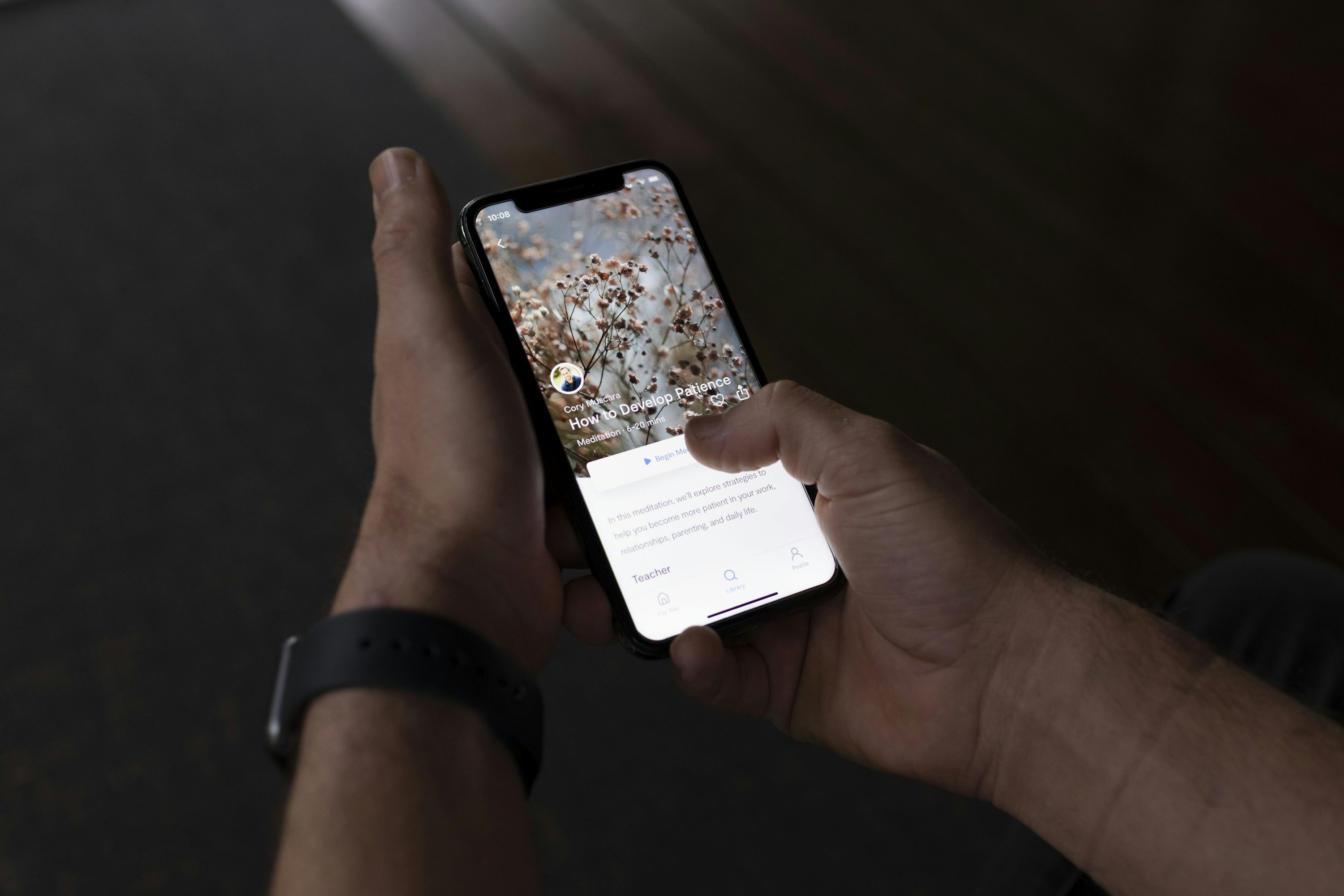 명상 앱 관련 이미지