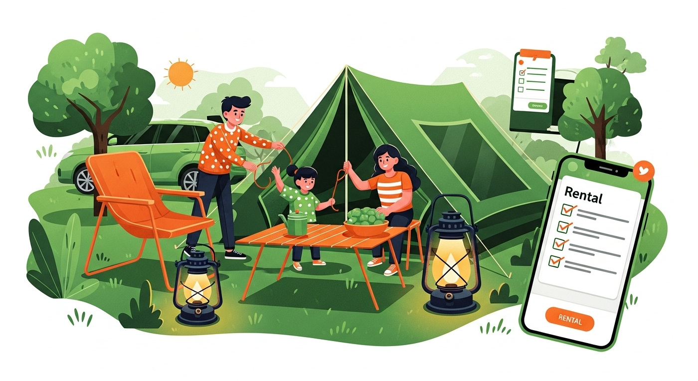 캠핑 장비 렌탈