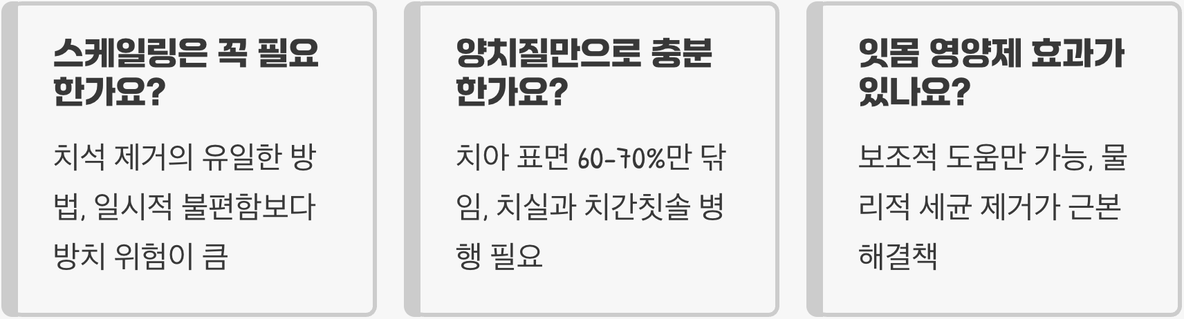 잇몸병(치주질환) 방치하면, 심장병·당뇨 위험 높아진다