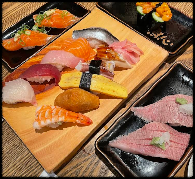 오사카의 우메다 또는 도톤보리 스시 맛집 우오신2