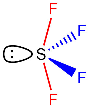 SF4 Seesaw Molecular Geometry