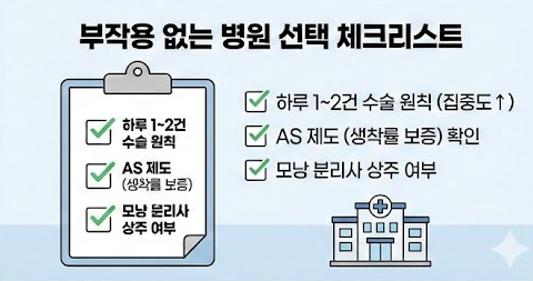 모발이식 병원 선택