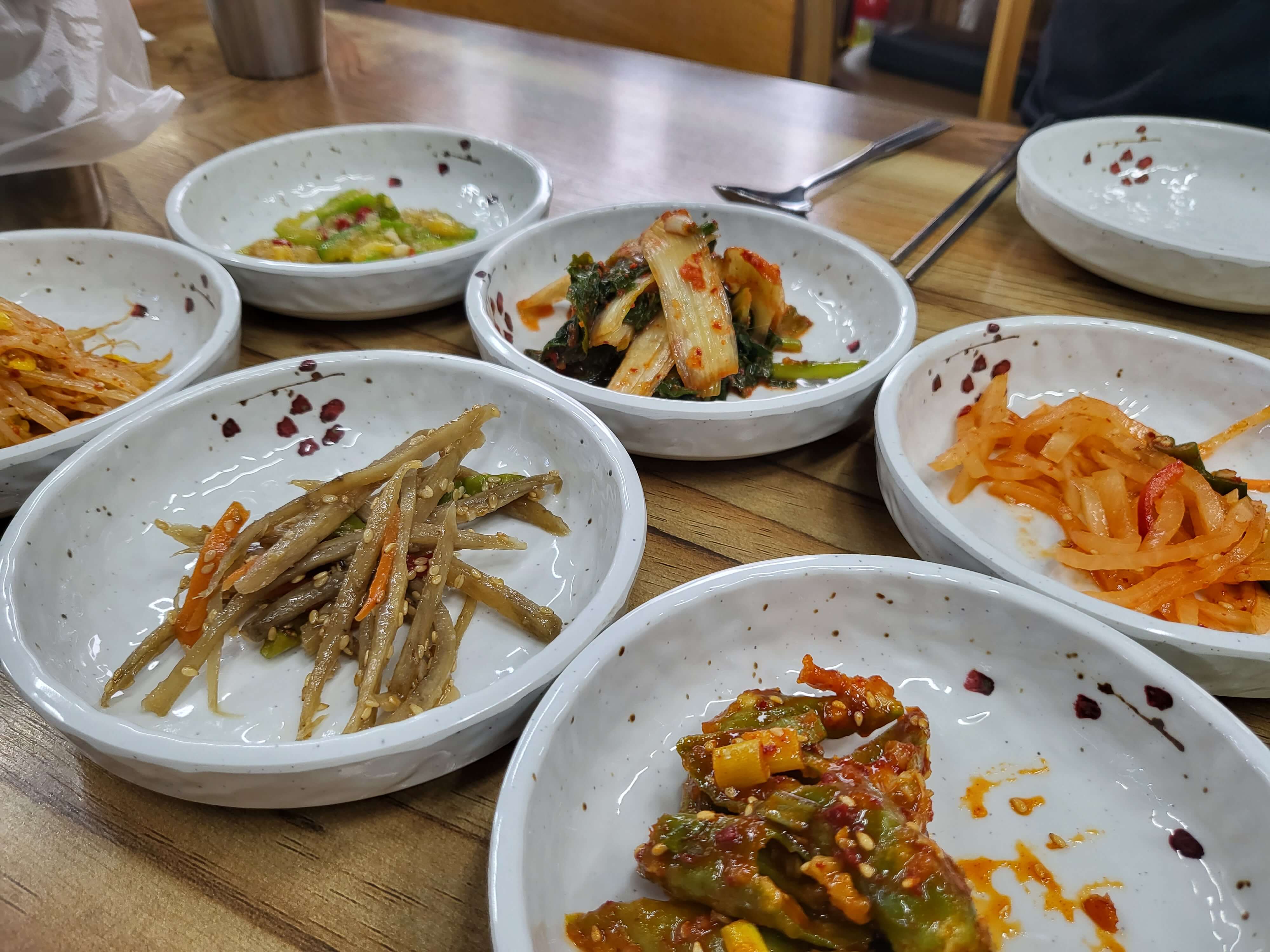 구리맛집 파로호 민물매운탕 기본찬