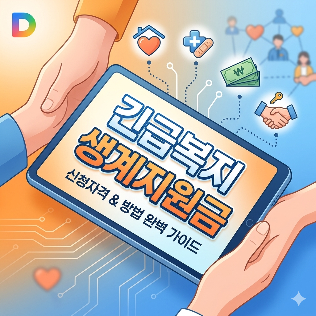 긴급복지 생계지원금 신청자격 및 지원 금액 완벽 가이드