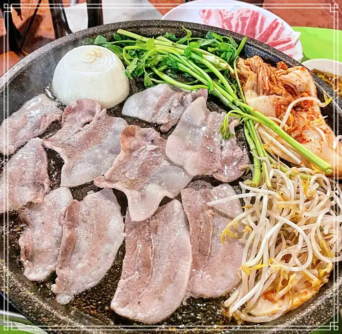 용산 남영 숙대입구 맛집 미나리 삼겹살, 냉삼