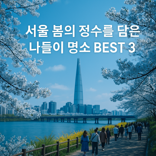 서울 봄 축제 총정리! 주말 나들이 추천 코스 BEST 3