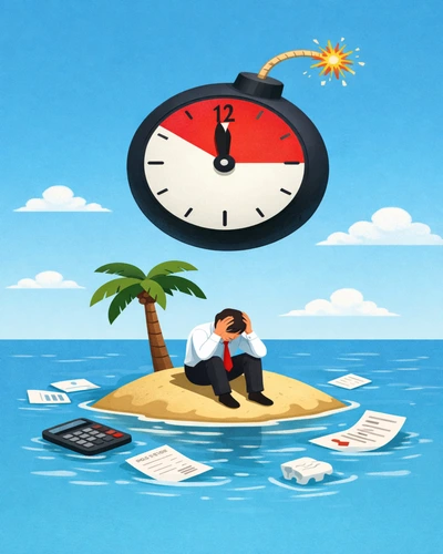 세무 일정 놓친 상황 이미지