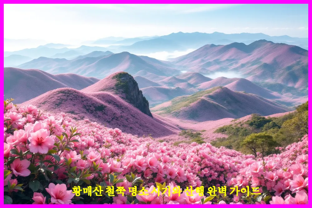 황매산 철쭉 명소 시기와 산행 완벽 가이드