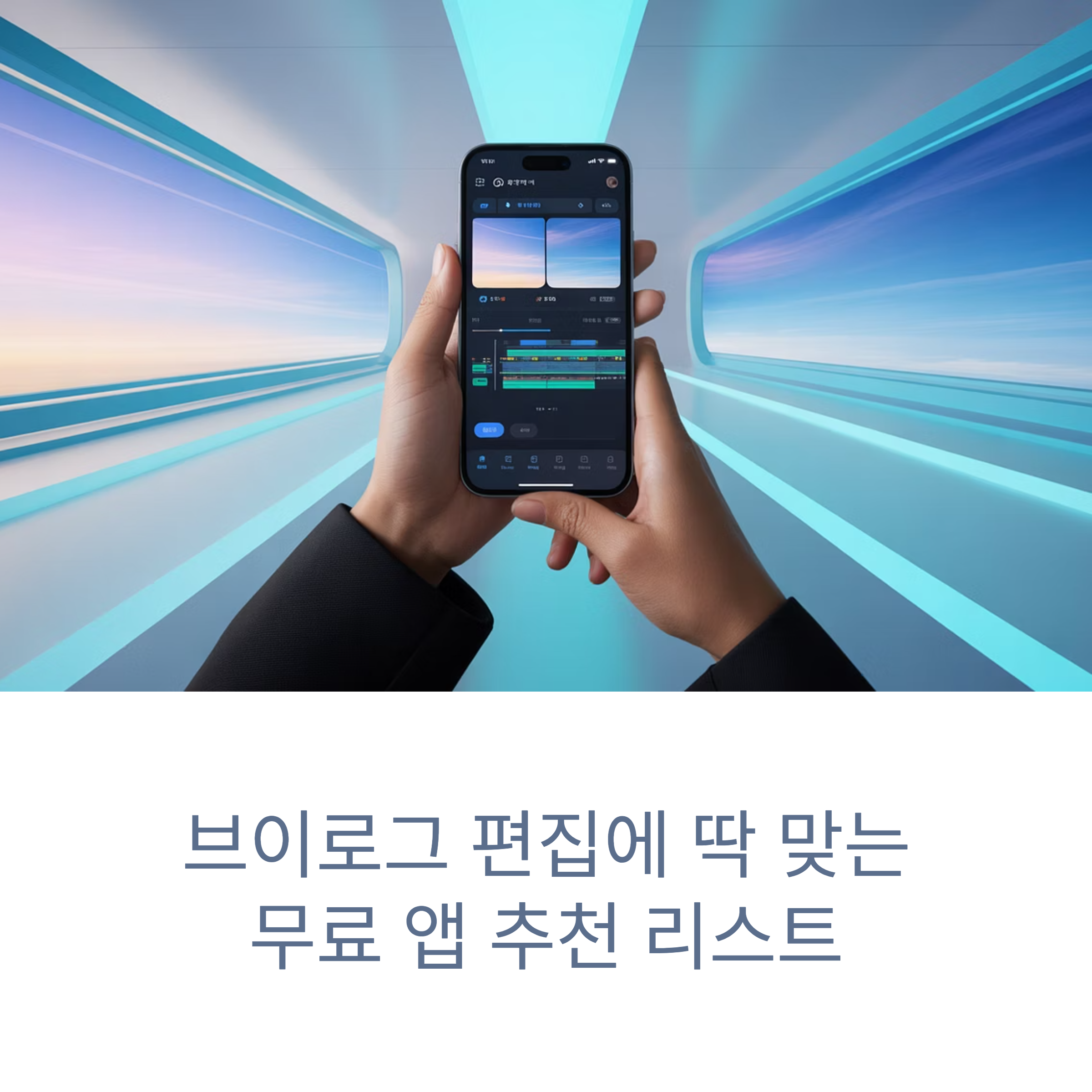 브이로그 편집에 딱 맞는 무료 앱 추천 리스트