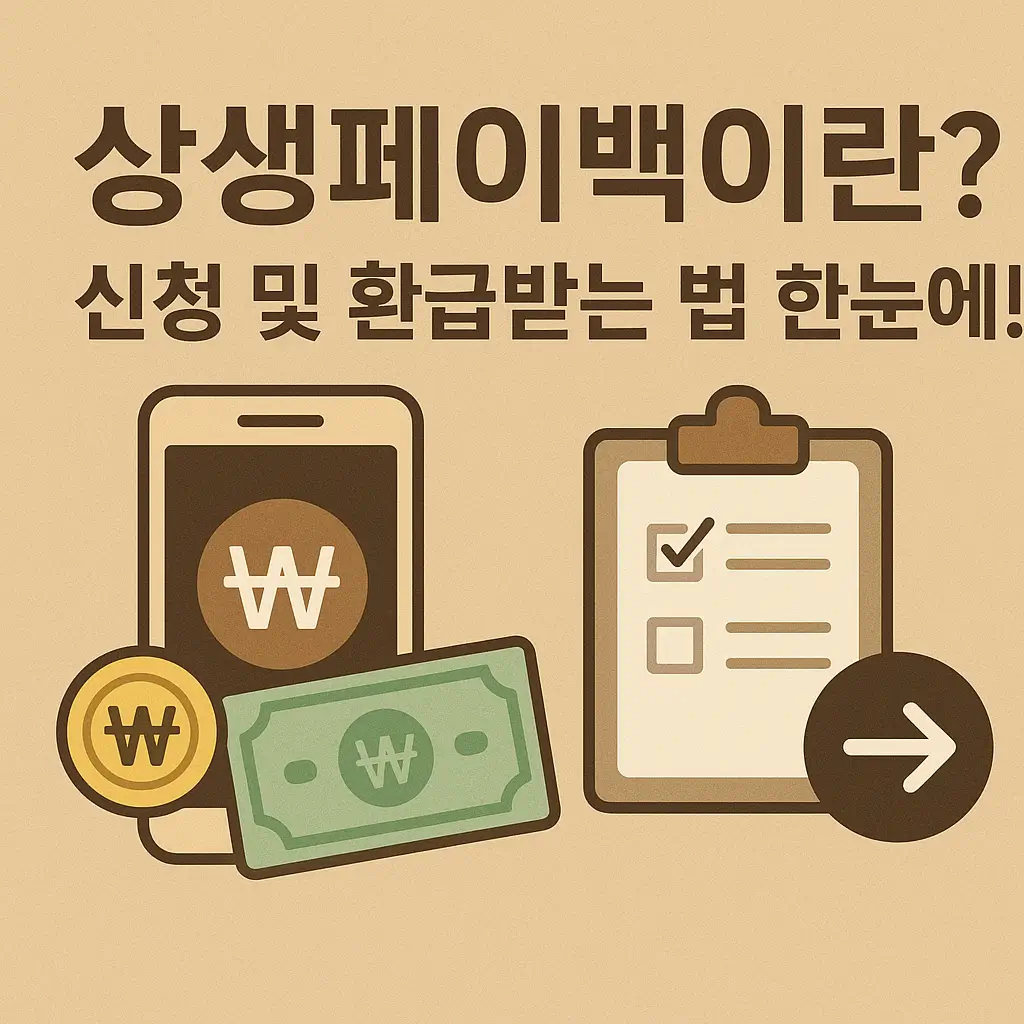 상생페이백이란? 상생페이백 신청방법 신청기간 환급받는 법 이미지 사진