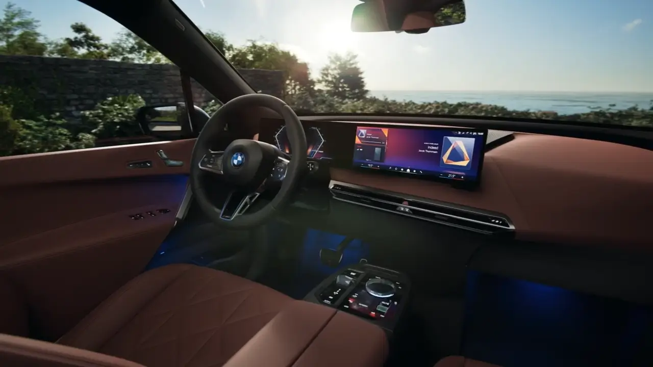 BMW IX 이미지 내부 인테리어