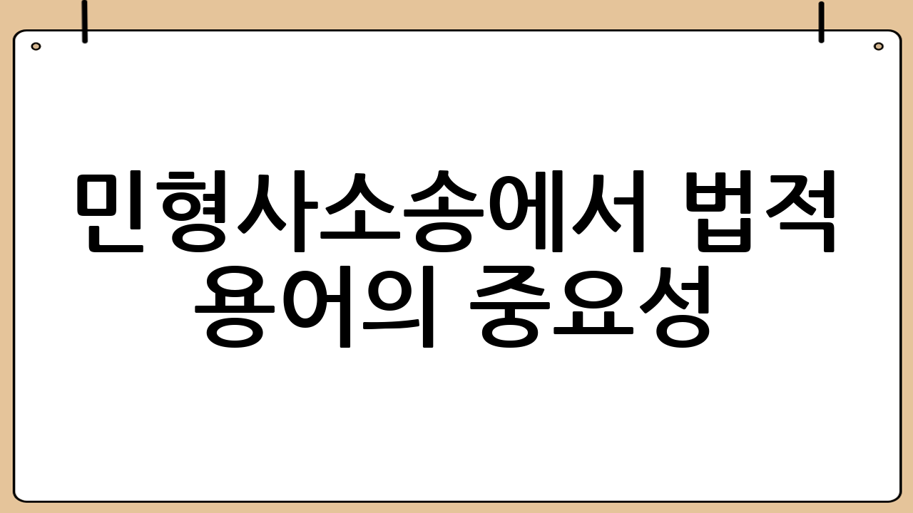 민형사소송에서 법적