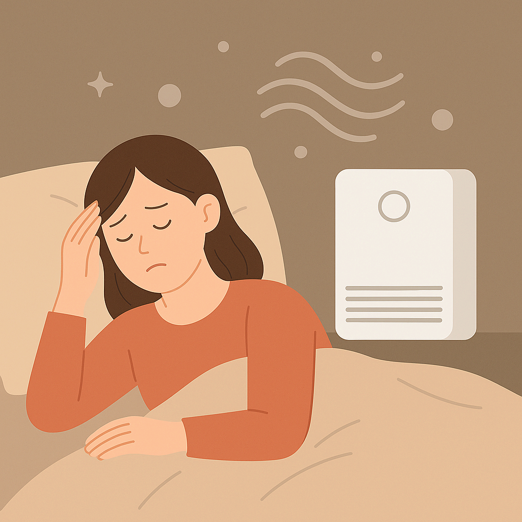 실내 공기질과 수면의 질 관계— 밤에 숨 쉬는 공기가 당신의 내일을 결정합니다